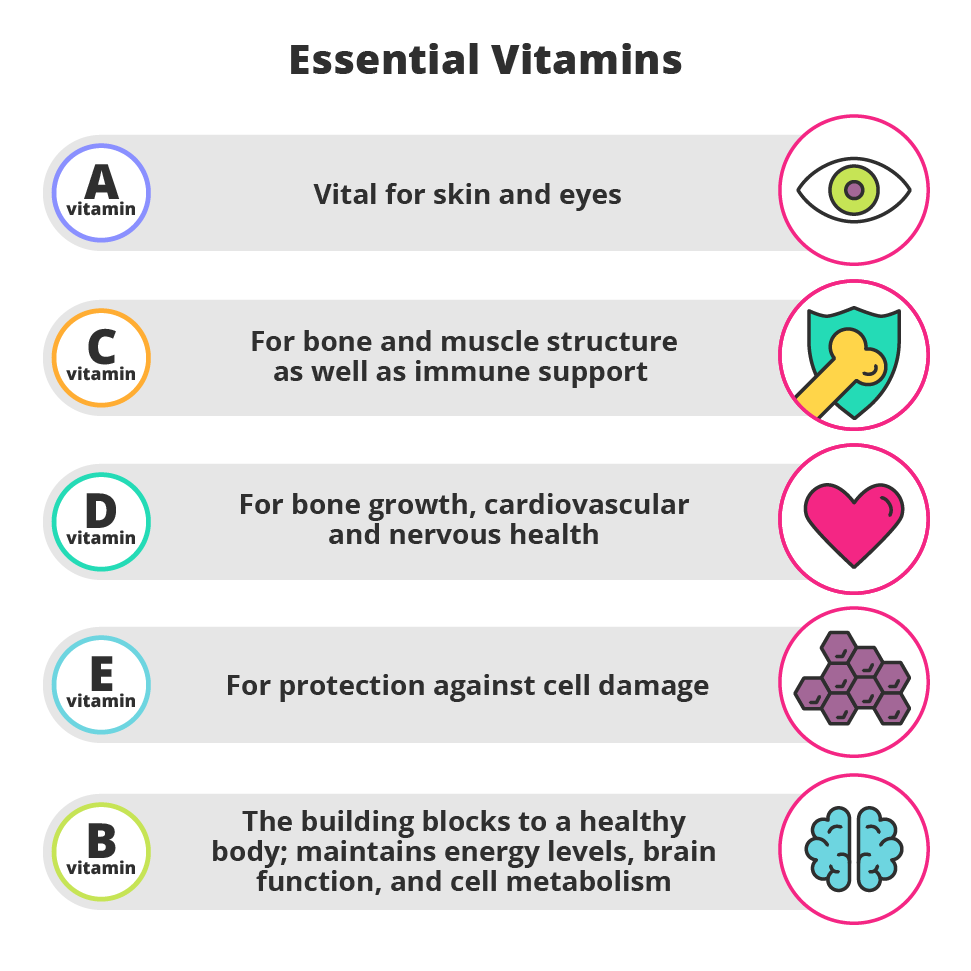 Food】Essential Vitamins that Your Body Needs - Healthy Body Pretty Face!