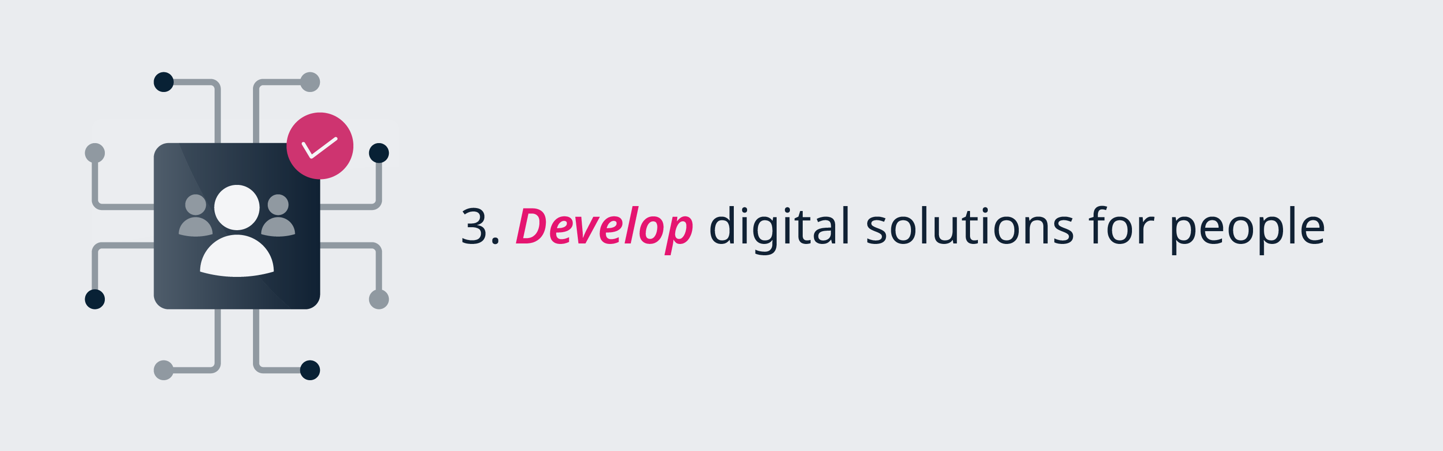 Step 3 towards successful digital transformation: Develop digital solutions for people